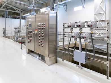 Ralls Co Water Treatment facility interior