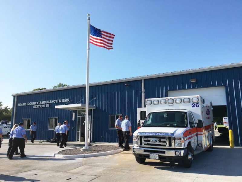 Exterior of Emergency Ambulance Center