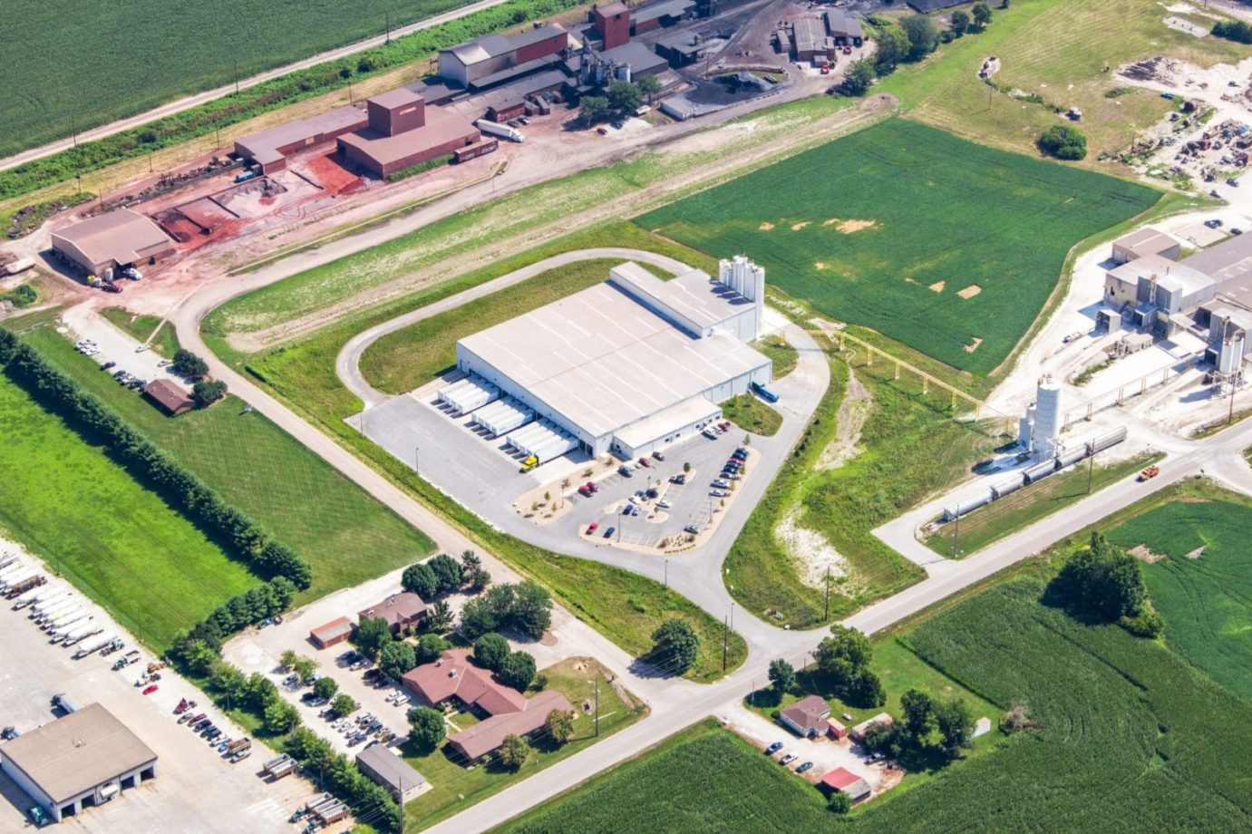 Aerial of the Fitzpatrick Brothers facility