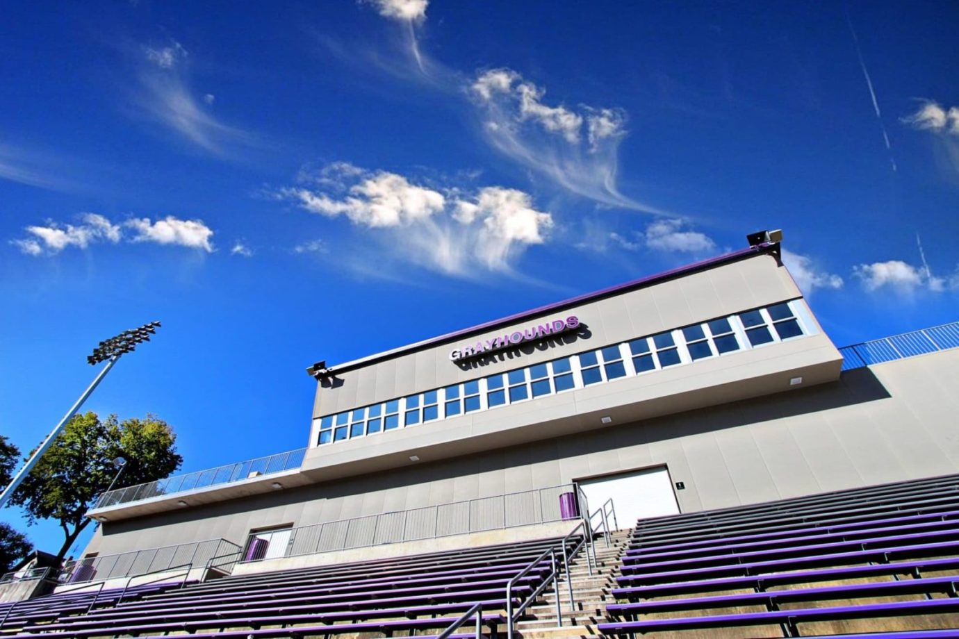 The new press box