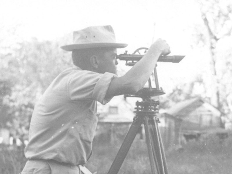 Sewer survey in the 1950s