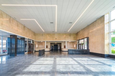 Burlington Depot interior