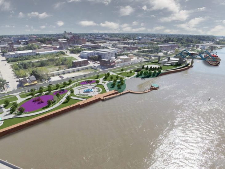 SWT's rendering of the proposed riverfront