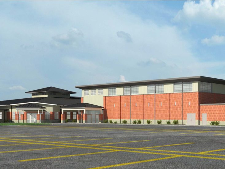 Rendering of a new gymnasium